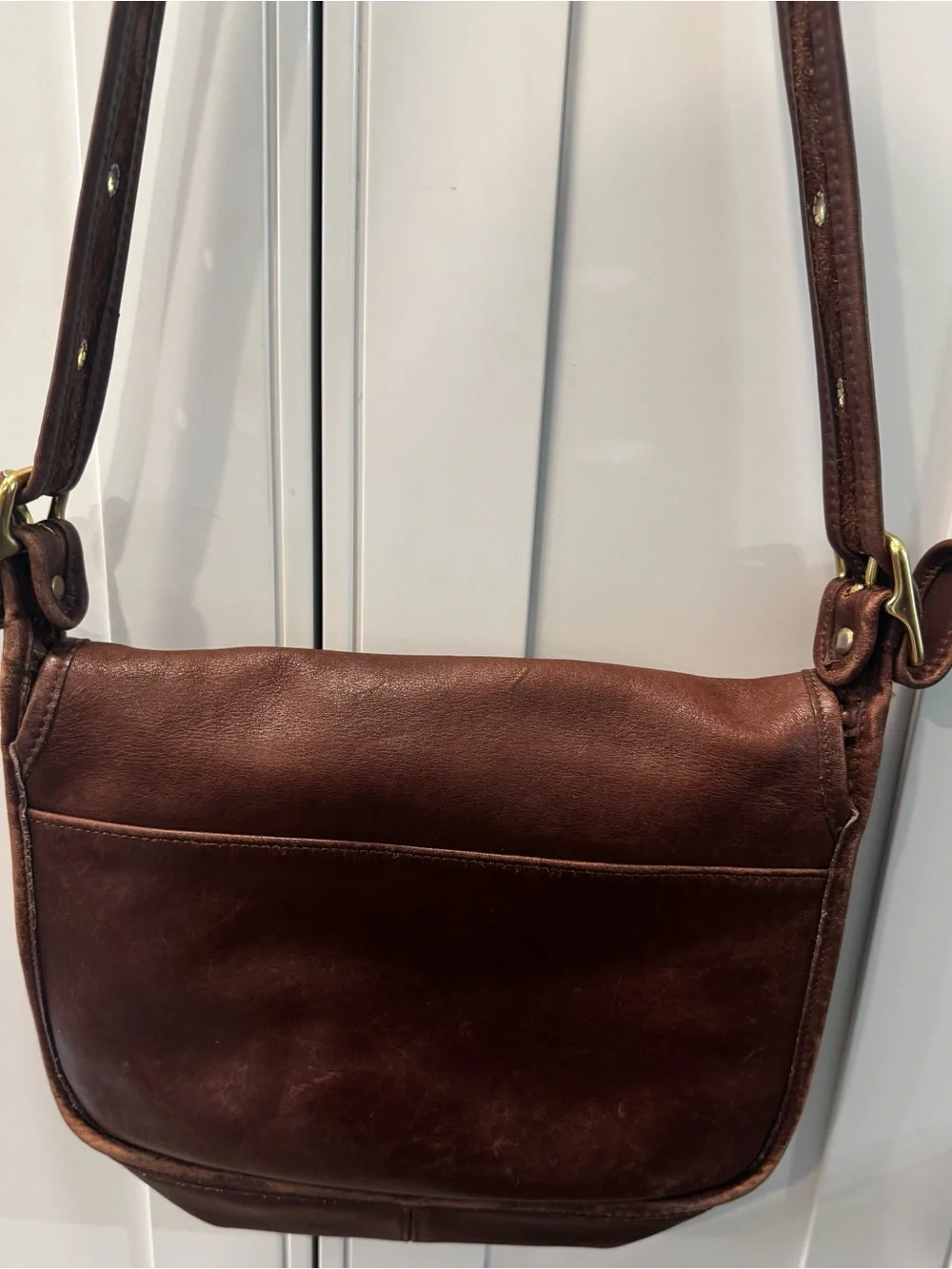 Vintage Coach Women's Leather Brown Bag L4C- 9956 Purse